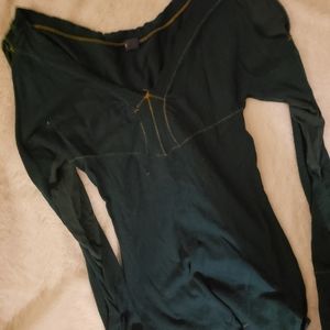 Free People, Size Small, Cold Shoulder Long Sleeved Top